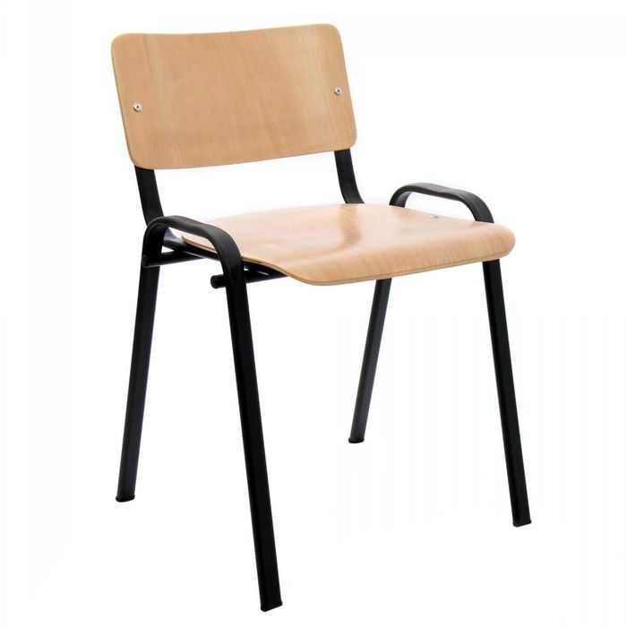 Scaun birou copii School, fix, lemn stratificat fag