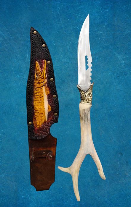 Нож щука риба лов ножка риболов