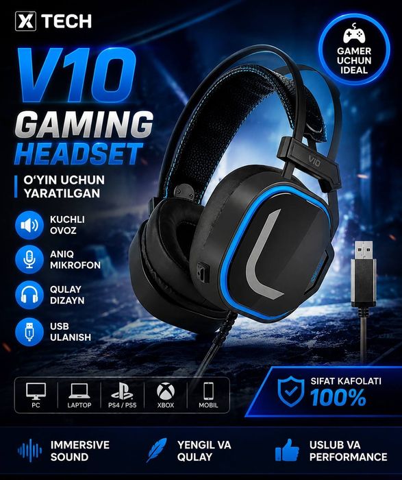#1_Naushnik V10 Gaming