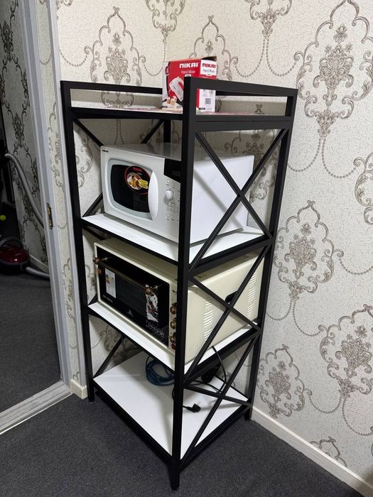 Лофт этажерка | стеллаж для кухни