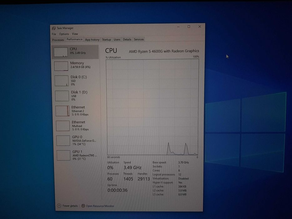 PC Gamimg AMD 64GB RAM 1650 OC