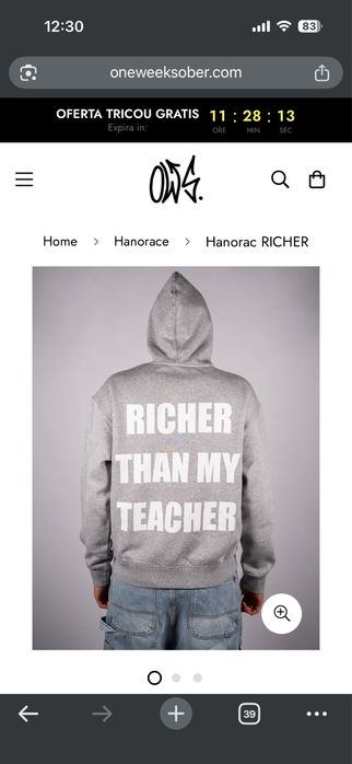 Hanorac Zara nou