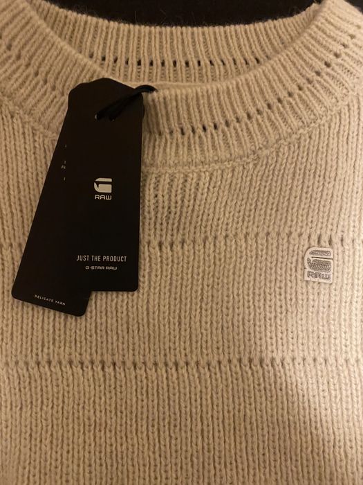 Нов пуловер G star raw S