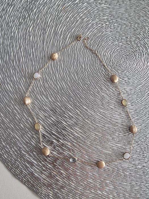 Vând colier aur cu pietre semiprețioase