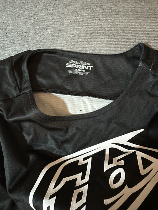 Tricou bicicleta Troy Lee Designs Sprint Icon Black downhill/enduro/mt