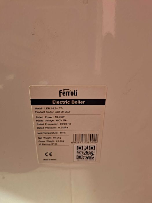 Centrala termica electrica Ferroli LEB TS 18 - 18 kW