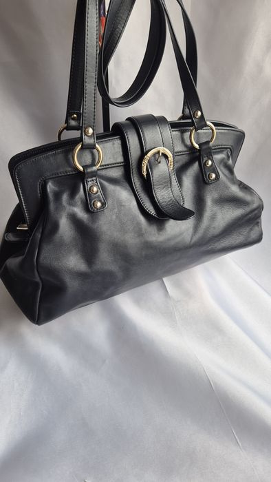 Geanta piele naturala Giulia Ricci neagra