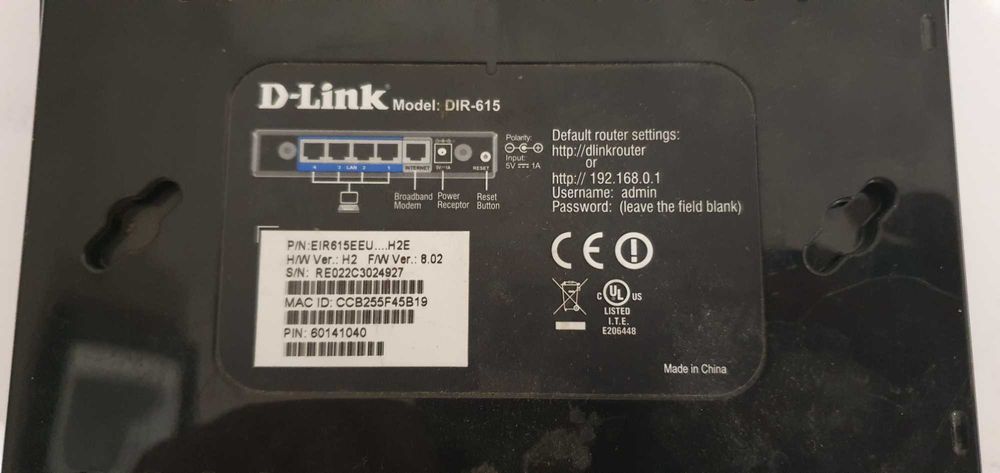Рутер Dlink DIR-615