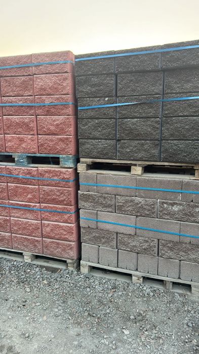 сплитерные блоки , колоны, рванный