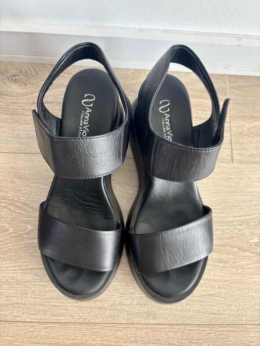 Sandale piele - dama - 37