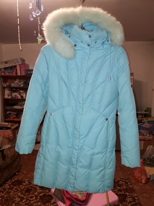 пуховик - лебяжий пух 44 размер