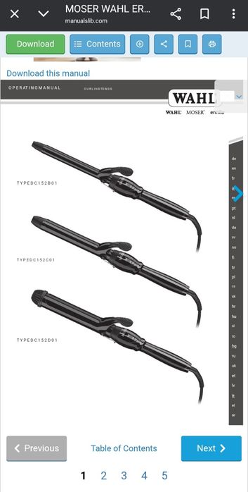 Плойка Moser Titan curl original