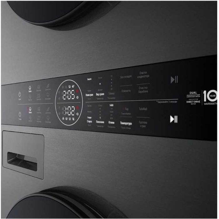 Новинка
Стиральная машина + Сушка LG WashTower, AI DD™ 13/10 кг