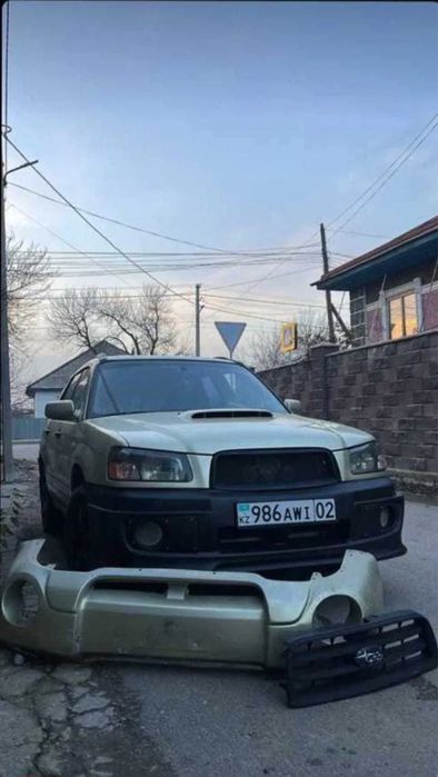 Передний бампер Subaru forester sg дорестайлинг обвес тюнинг