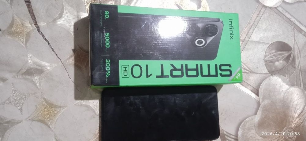 Infinix smart 10 hd kafolati bor
