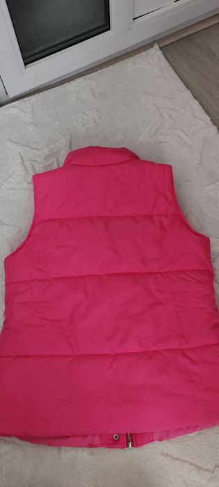 Vestă căptușită, matlasată roz , damă 0XL