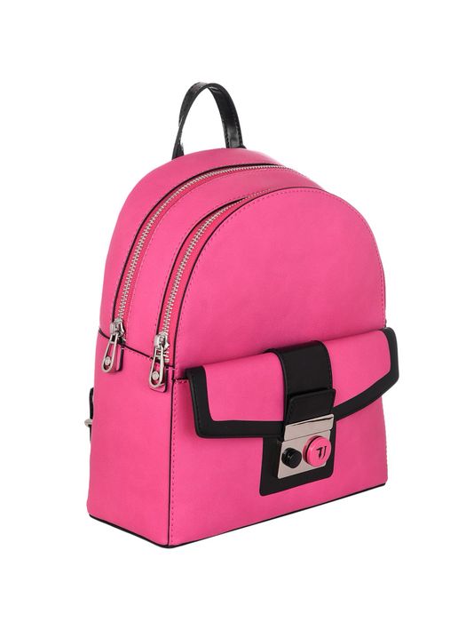 Trussardi jeans оригинална кожена раница с противопрахова торбичка