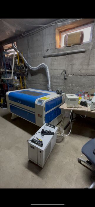 Станок Лазерный чпу и чиллером