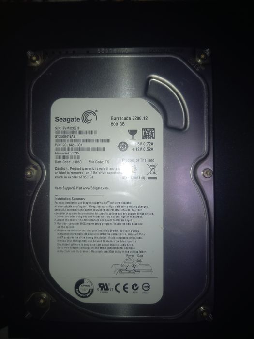 Hdd hard 500gb для пк