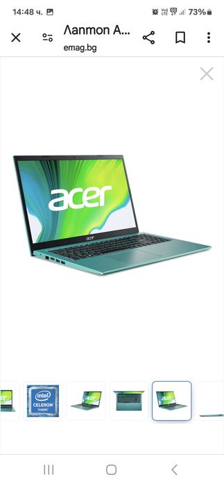 Acer Aspire 3 A315-58, 15.6" FHD, i3-1115G4, 8GB, 256GB SSD, Electric