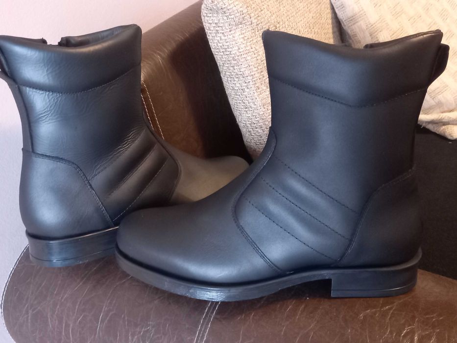 Мъжки боти естествена кожа