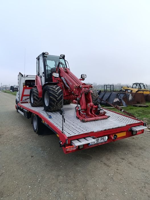 TRACTARI auto Teleorman transport utilaje John Deere new Holland clasa fiat Doitz Fend same Platforma Transport Utilaje trailer