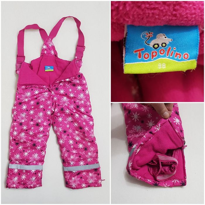 Costum schi Topolino salopeta iarnă ptr copii mărimea 92 - 98