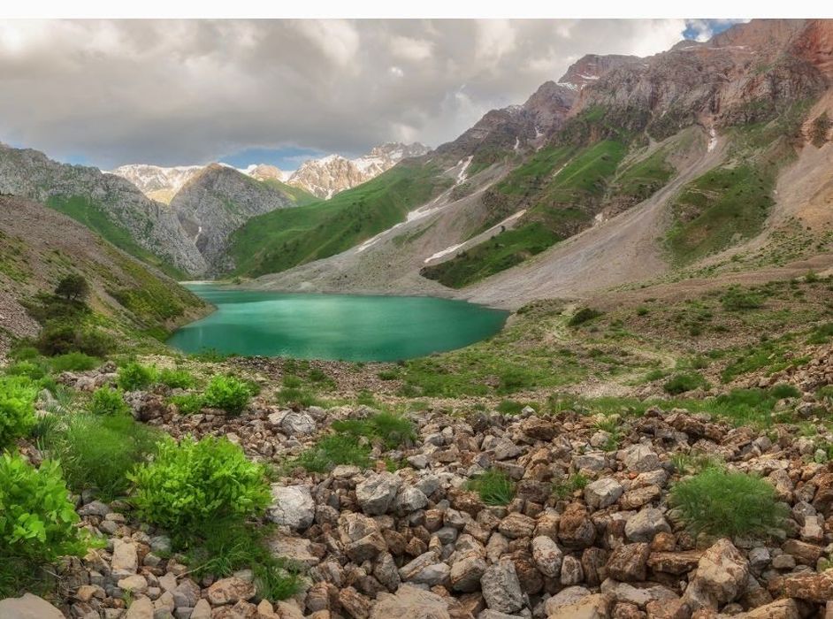 Нефритовое озеро,водопад Пальтау,озеро Бадак