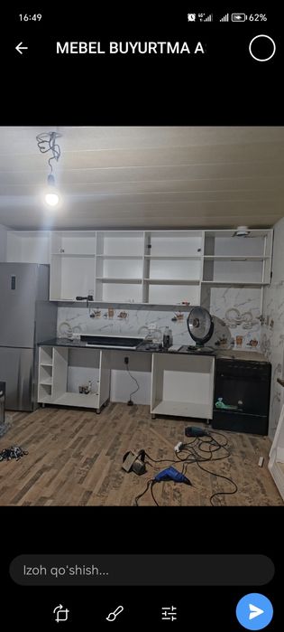 Oshxona mebel buyurtma asosida