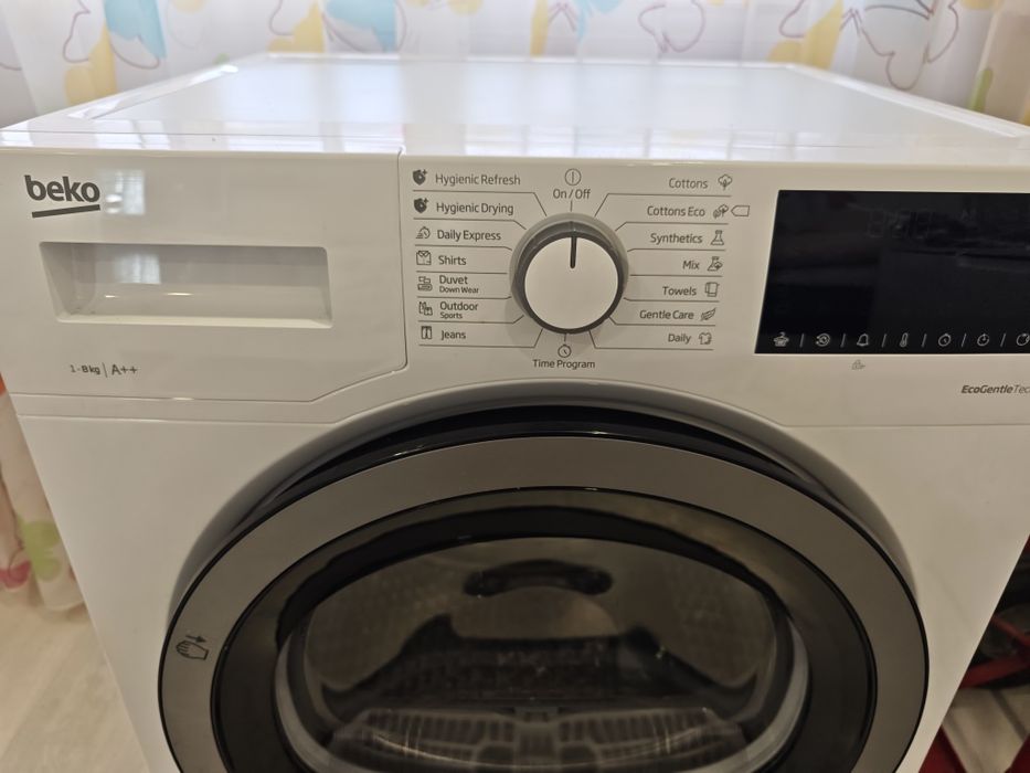 Сушилня Beko DS 8439 TX . Подарък кит за поставяне върху пералня