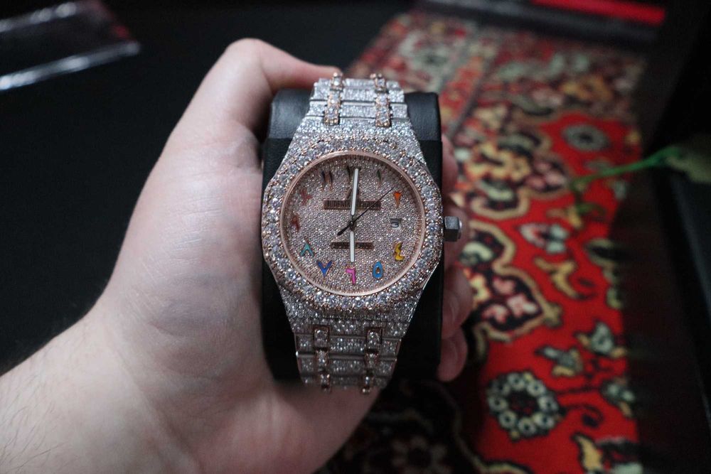 Ceas elegant 41mm Iced Out VVS
