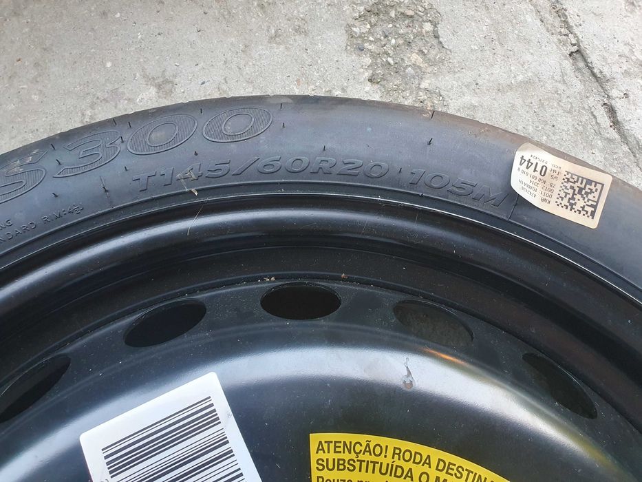 KIT Roata rezerva CRIC AUDI A6,A7,A8,mercedes, 5x112 pe 145-60-20"noua