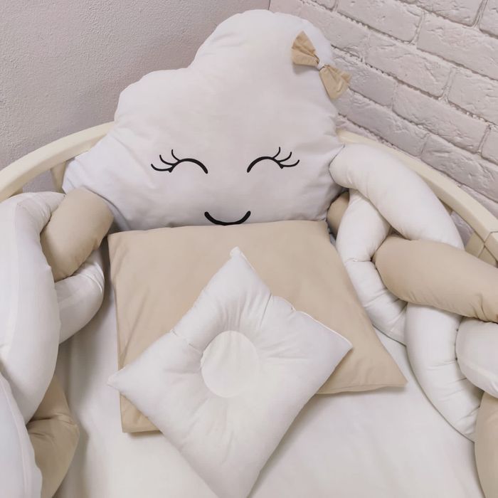 Бортики косичка для кроваток