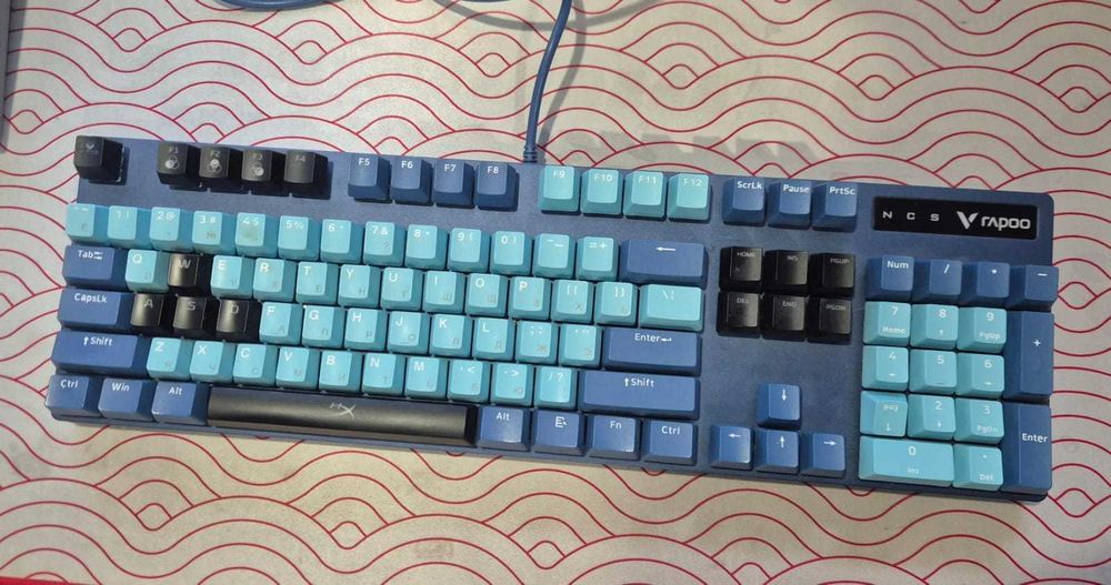 Клавиатура Rapoo V820 Голубой