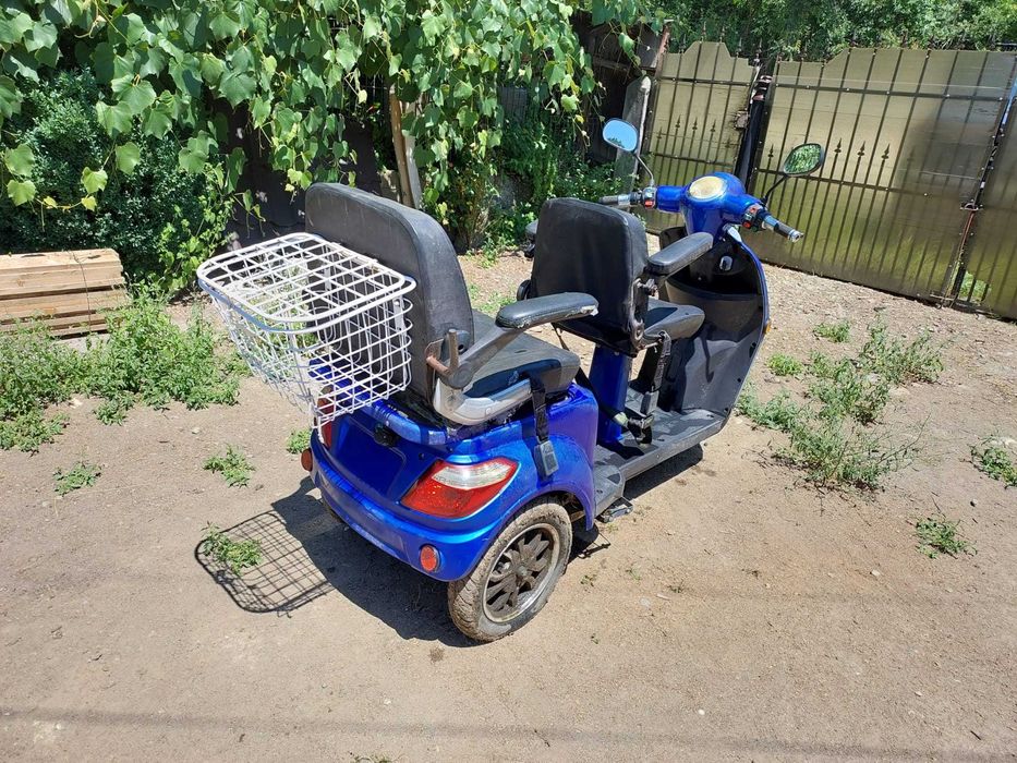 Tricicletă electrică Z-Tech ZT 18, 2 locuri, 1000 W, an fabricație 2020
