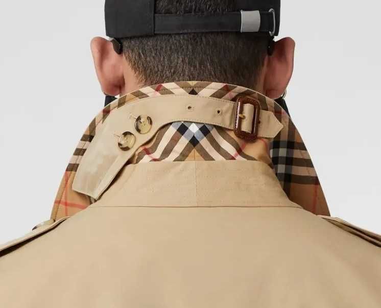 Trenci palton XL de lux Burberry Kensington original bej