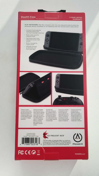 Калъф/case For Nintendo Switch - The Witcher 3 (Nintendo Switch) - нов, неразопакован