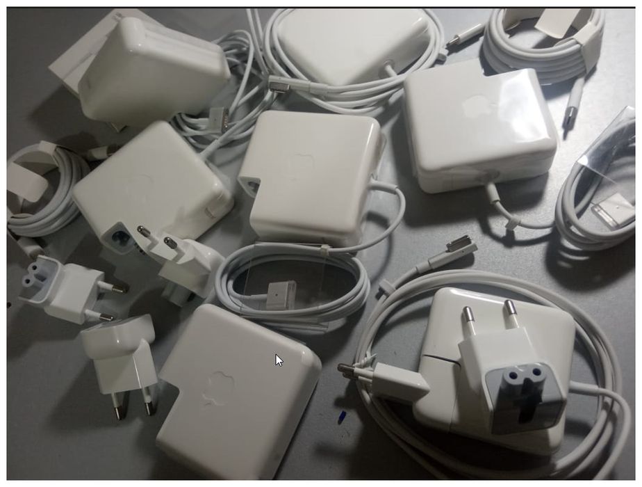 на все макбуки, зарядка, блок питания.