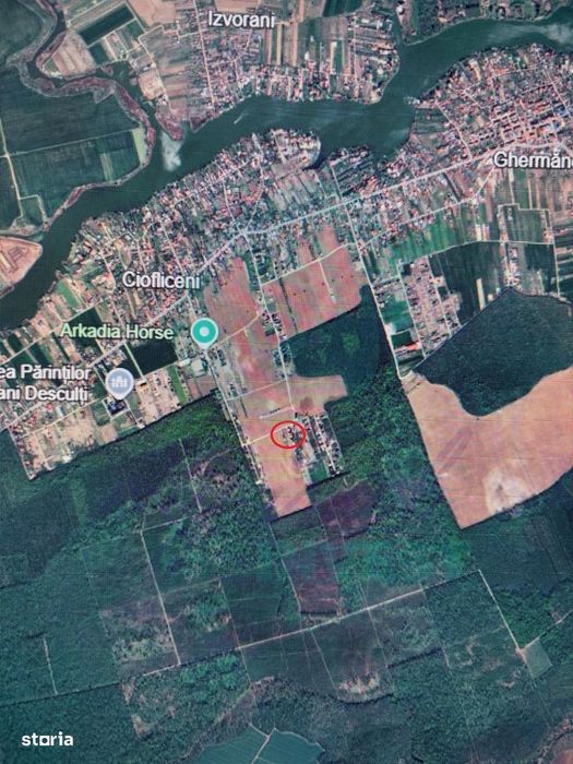 Vanzare teren constructie casa CIOFLICENI - SNAGOV