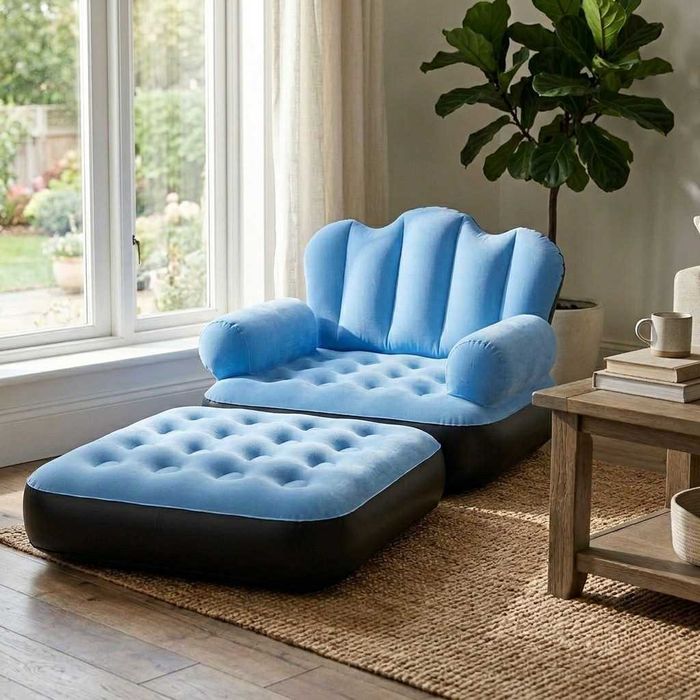 Надуваем фотьойл 5 в 1 SuperSofa