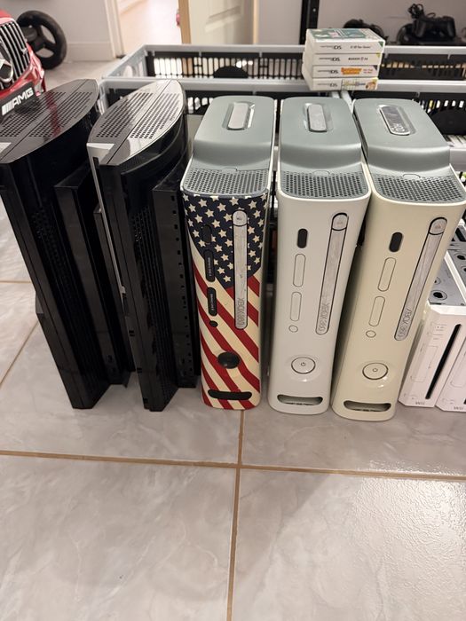 Lot jocuri video și console Xbox 360, PS3, Nintendo Wii