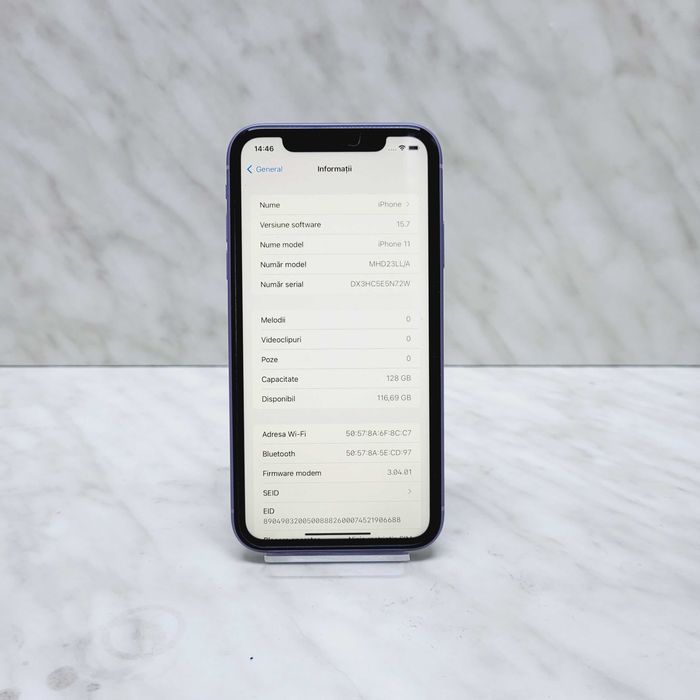 iPhone 11, 128GB, Mov 100% baterie Zeus Amanet Militari 33195