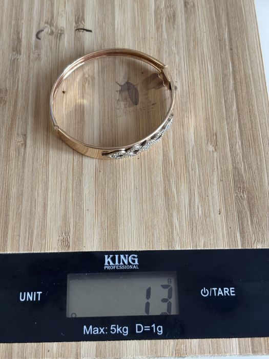 Браслет, новый, 585 проба, не дутыш