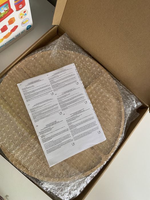 Въртяща се бамбукова дъска за сирена, мезета, плодове, ядки и други