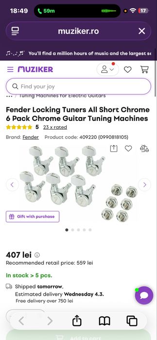 Gat de chitara Fender player plus Stratocaster 22