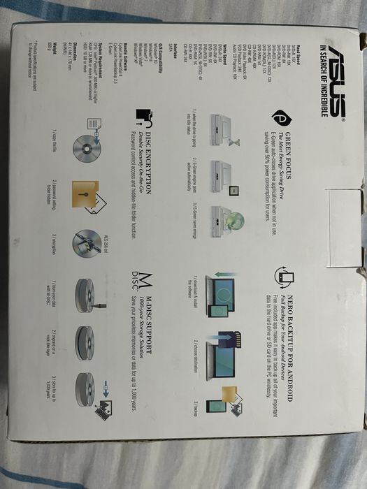 vand green dvd writer