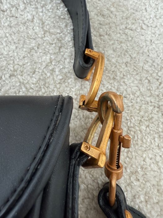 Черна чанти Dior Saddle bag Диор