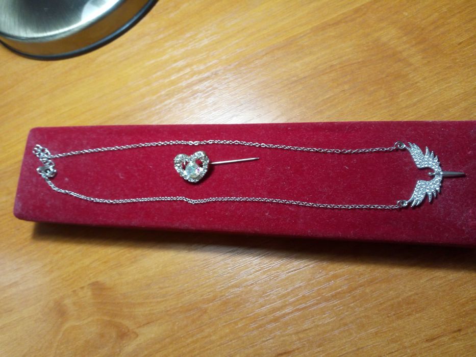 «Недорого» Цепочка с брошкой "Сердечко" 30 тысяч сумов