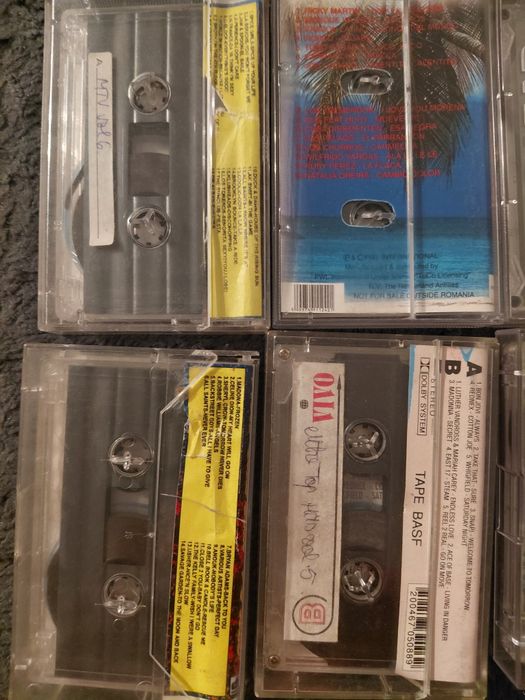 Lot casete audio originale – MTV / Bravo Hits (anii ’90–2000)
