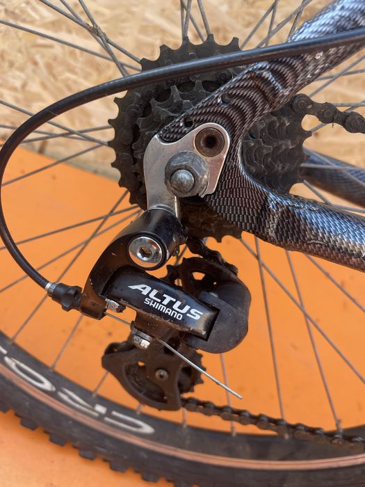 Bicicleta carbocross frana pe disc roti 26” cadru aluminiu